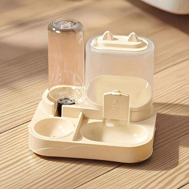 2-in-1 Pet Feeder & Water Dispenser