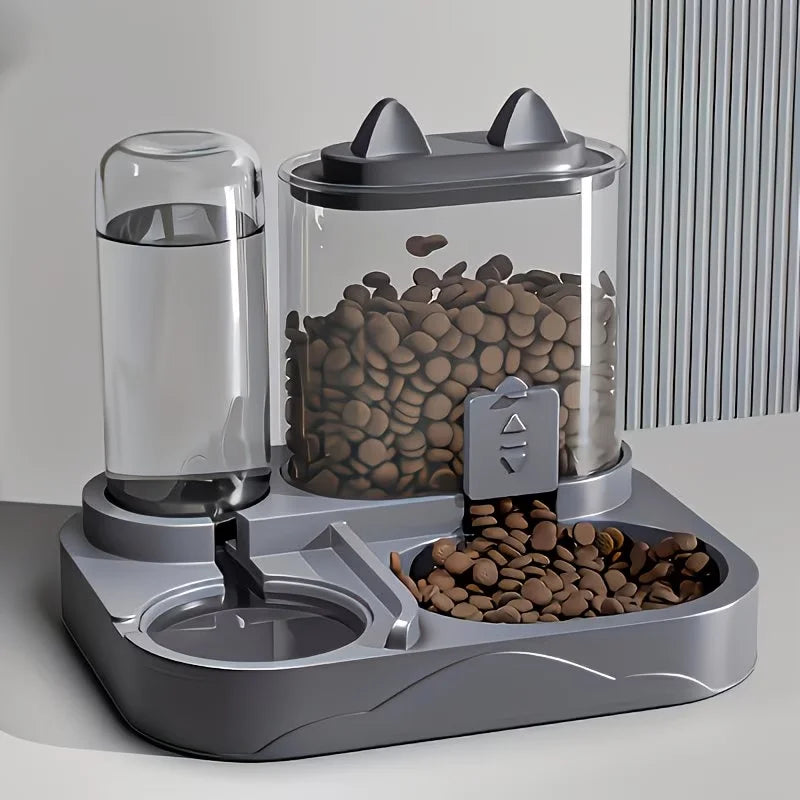2-in-1 Pet Feeder & Water Dispenser